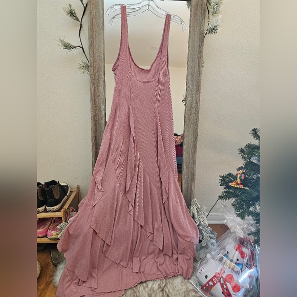 Free People Mauve Maxi Dress - L - Picture 2 of 4